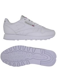Buty do chodzenia męskie Reebok Classic Leather. Kolor: biały, wielokolorowy. Materiał: tkanina, materiał, skóra, syntetyk. Szerokość cholewki: normalna. Model: Reebok Classic. Sport: turystyka piesza