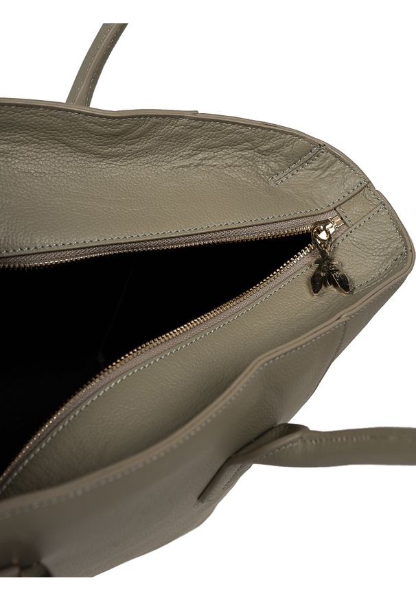 Patrizia Pepe Shopperka | 8B0083/L001 | Kobieta | Zielony. Kolor: zielony. Sezon: lato. Materiał: skórzane. Styl: elegancki, casual