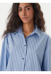 BOSS Koszula C_Bostatta 50559241 Niebieski Oversize. Kolor: niebieski. Materiał: bawełna #3