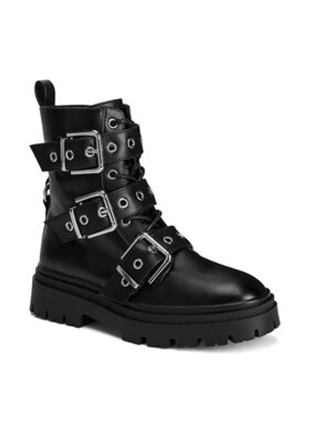 DeeZee Trapery HY8761-3 Czarny. Kolor: czarny. Materiał: materiał