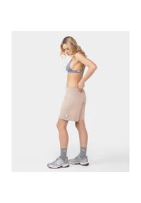 Spodenki dresowe Carpatree Cozy Leisure beżowe. Kolor: beżowy. Materiał: dresówka. Sport: fitness