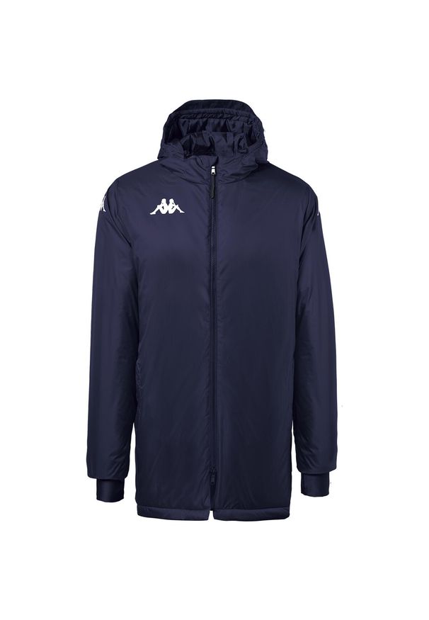 Kurtka dziecięca Kappa Diolo. Kolor: niebieski. Materiał: polar. Sport: fitness, piłka nożna