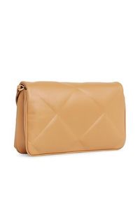 Calvin Klein Torebka Re-Lock Quilt Shoulder Bag K60K611021 Brązowy. Kolor: brązowy #4