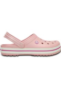 Chodaki Crocs Crocband. Kolor: biały, wielokolorowy, różowy. Materiał: materiał, syntetyk