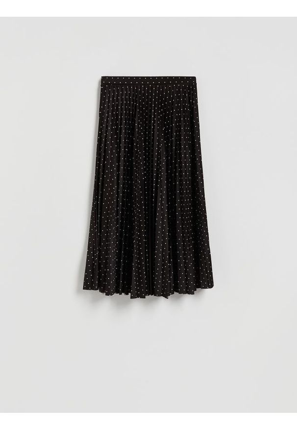 Reserved - Plisowana spódnica - wielobarwny. Materiał: dzianina