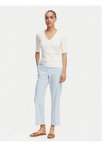 Weekend Max Mara Bluzka Opzione 2615941042 Biały Regular Fit. Kolor: biały. Materiał: len #3