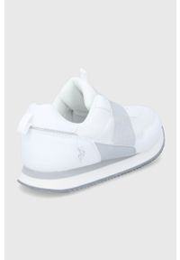 U.S. Polo Assn. buty kolor biały. Nosek buta: okrągły. Kolor: biały. Materiał: guma