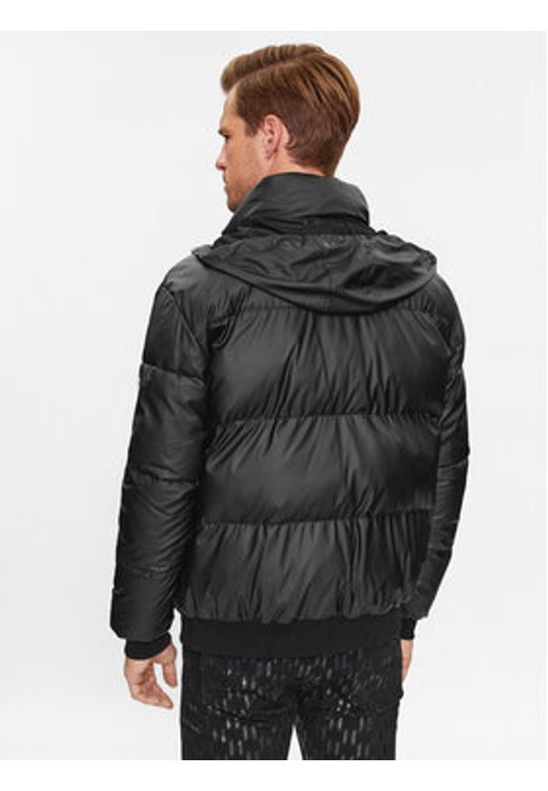 Karl Lagerfeld - KARL LAGERFELD Kurtka puchowa 505045 534556 Czarny Regular Fit. Typ kołnierza: dekolt w karo. Kolor: czarny. Materiał: syntetyk