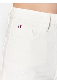 TOMMY HILFIGER - Tommy Hilfiger Jeansy Ballon WW0WW38154 Biały Regular Fit. Kolor: biały