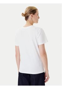 Wrangler T-Shirt Sign Off 112373024 Biały Slim Fit. Kolor: biały. Materiał: bawełna #4