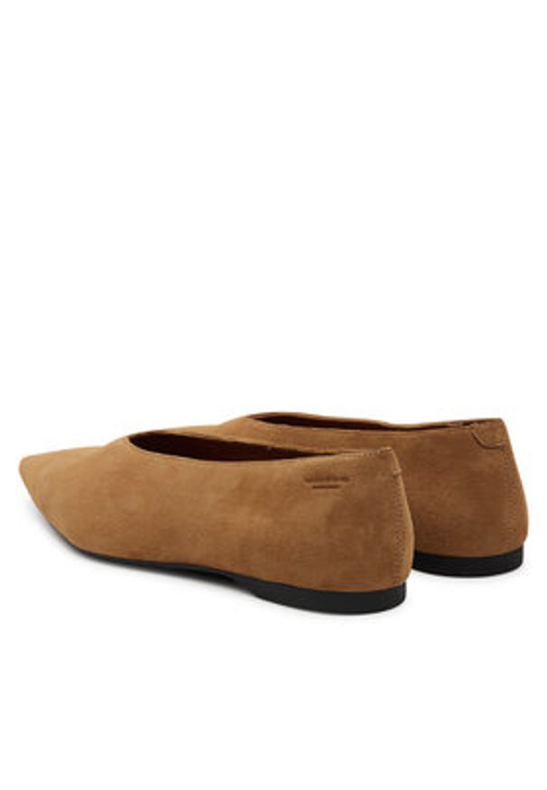 Vagabond Shoemakers Baleriny Hermine 5933-040-14 Brązowy. Kolor: brązowy. Materiał: zamsz, skóra