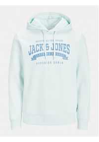 Jack & Jones - Jack&Jones Bluza Logo 12233597 Niebieski Standard Fit. Kolor: niebieski. Materiał: bawełna #5