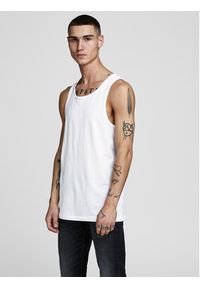 Jack & Jones Komplet tank topów Basic 12133910 Biały Regular Fit. Kolor: biały. Materiał: bawełna #5