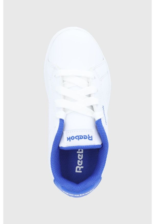 Reebok Classic buty dziecięce RBK ROYAL COMPLETE kolor biały. Nosek buta: okrągły. Zapięcie: sznurówki. Kolor: biały. Materiał: guma. Model: Reebok Classic, Reebok Royal