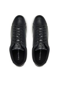 Calvin Klein Jeans Sneakersy Low Profile Cupsole Cm YM0YM01190 Czarny. Kolor: czarny. Materiał: skóra