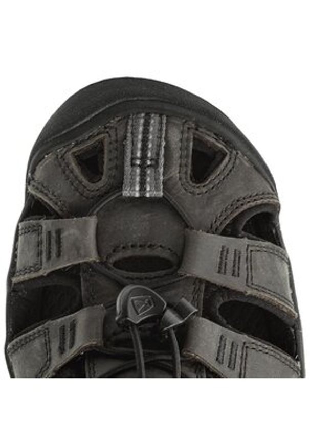 keen - Keen Sandały Clearwater Cnx Leather 1013107 Szary. Kolor: szary. Materiał: nubuk, skóra