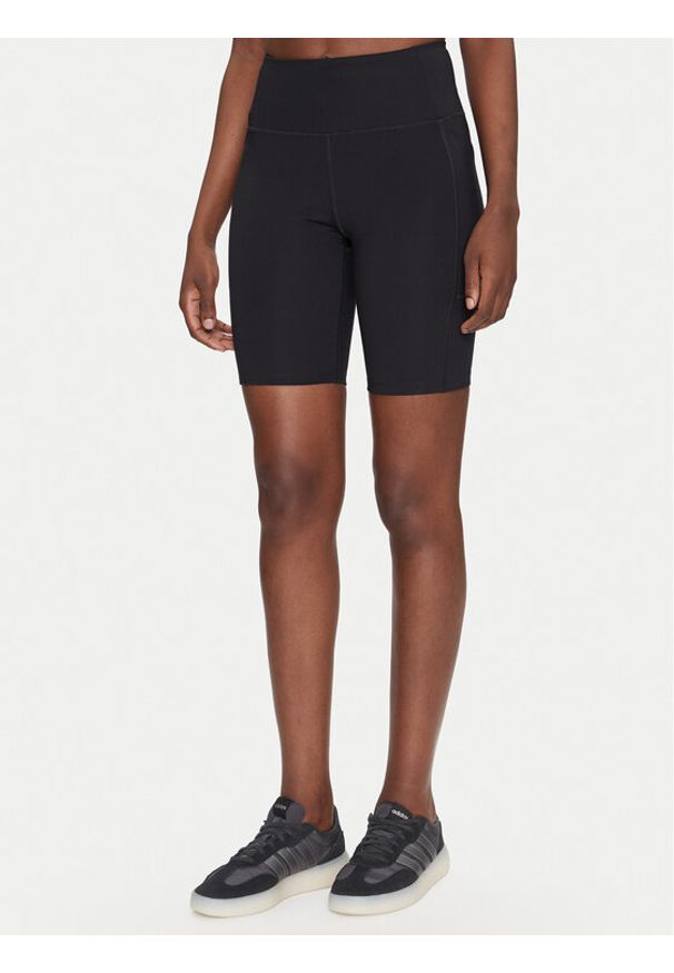 GIRLFRIEND COLLECTIVE - Girlfriend Collective Szorty sportowe Float 4075 Czarny Slim Fit. Kolor: czarny. Materiał: syntetyk