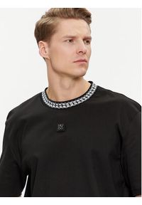 Hugo T-Shirt 50510035 Czarny Relaxed Fit. Kolor: czarny. Materiał: bawełna