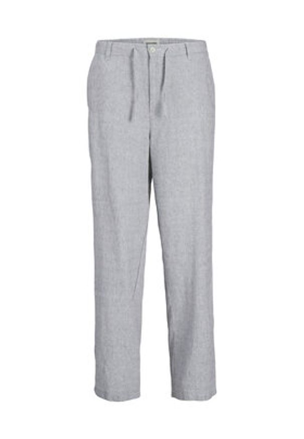 Jack & Jones - Jack&Jones Chinosy Karl Mykonos 12269371 Szary Loose Fit. Kolor: szary. Materiał: wiskoza