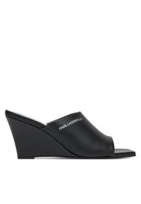 Karl Lagerfeld - KARL LAGERFELD Klapki Rialto KL34400 Czarny. Kolor: czarny. Materiał: skóra #1