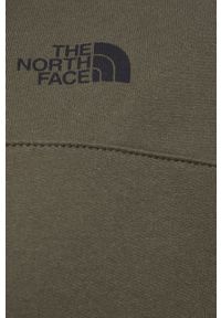 The North Face - Bluza bawełniana. Okazja: na co dzień. Typ kołnierza: kaptur. Kolor: zielony. Materiał: bawełna. Wzór: gładki. Styl: casual #2