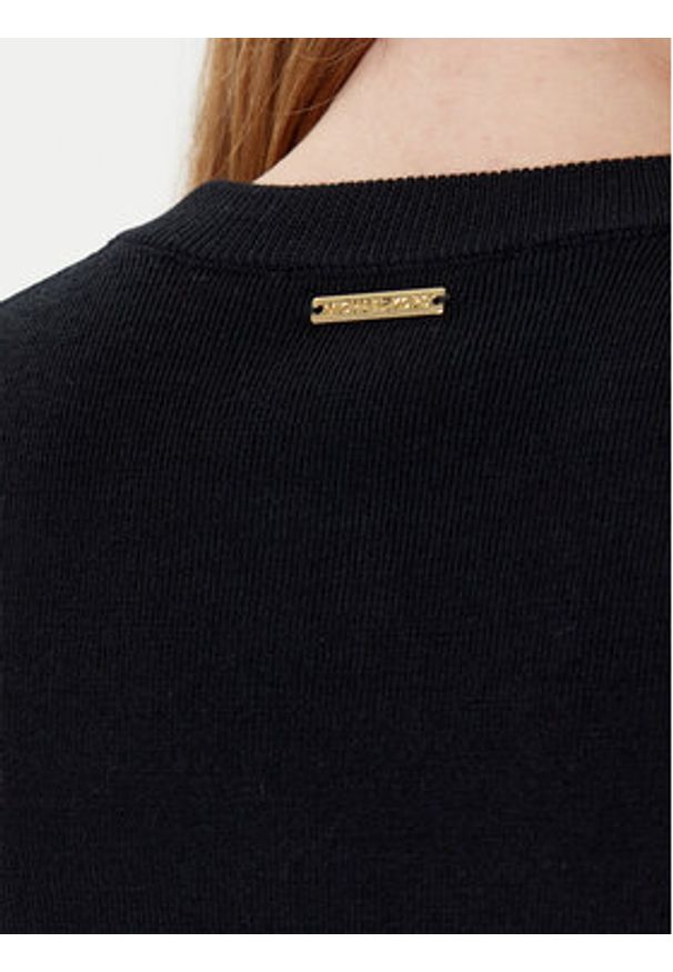 MICHAEL Michael Kors Kardigan MT5617W4VR Czarny Slim Fit. Kolor: czarny. Materiał: wełna