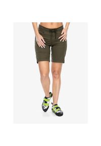 Spodenki wspinaczkowe damskie Black Diamond Credo Shorts. Kolor: zielony
