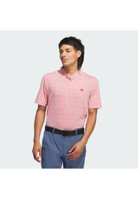 Adidas - Koszulka Ultimate365 Printed Polo. Typ kołnierza: polo. Kolor: czerwony, różowy, wielokolorowy. Materiał: materiał. Styl: sportowy