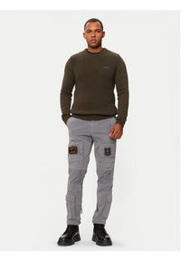 Aeronautica Militare Sweter 242MA1453L409 Zielony Regular Fit. Kolor: zielony. Materiał: bawełna