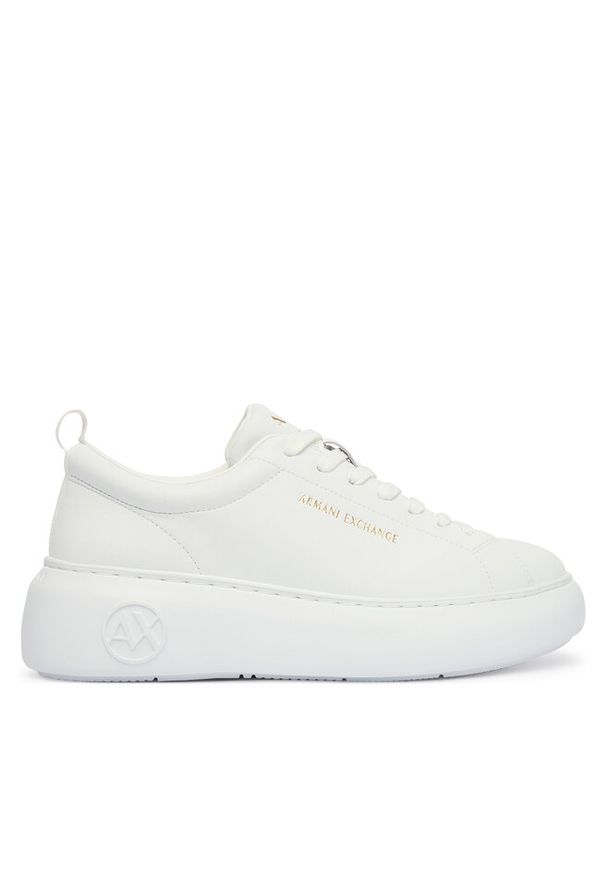 Sneakersy Armani Exchange. Kolor: biały