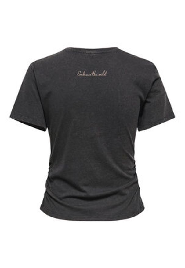 only - ONLY T-Shirt Lucy 15346760 Czarny Regular Fit. Kolor: czarny. Materiał: bawełna