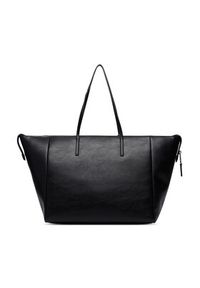 Tommy Jeans Torebka Tjw Bold Tote AW0AW18786 Czarny. Kolor: czarny. Materiał: skórzane #4