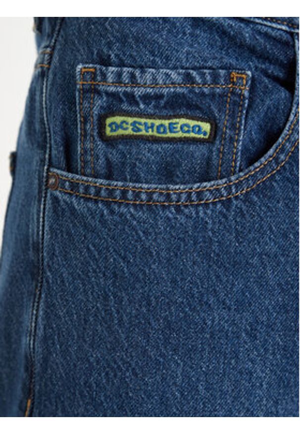 DC Shoes Jeansy EDYDP03435 Niebieski Baggy Fit. Kolor: niebieski