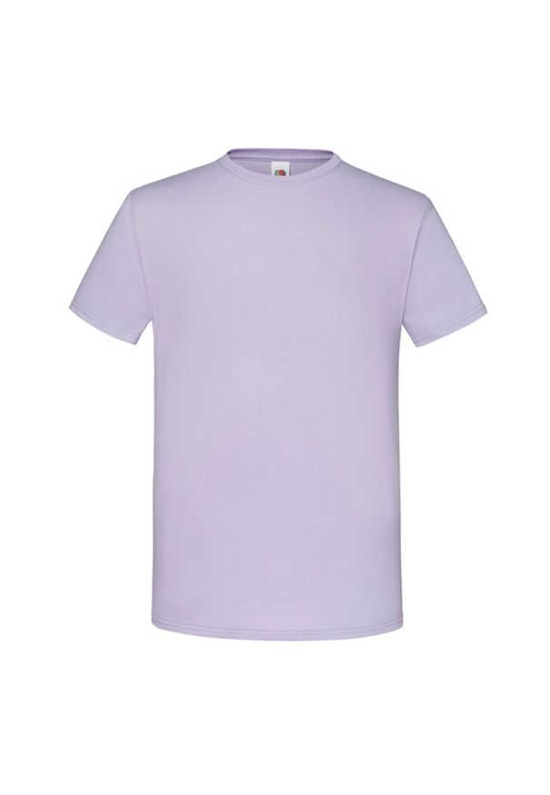 FRUIT OF THE LOOM - Męska Koszulka Iconic 150. Kolor: niebieski. Sport: turystyka piesza