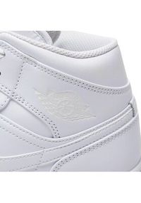 Nike Sneakersy Air Jordan 1 Mid 554724 136 Biały. Kolor: biały. Materiał: skóra. Model: Nike Air Jordan #4