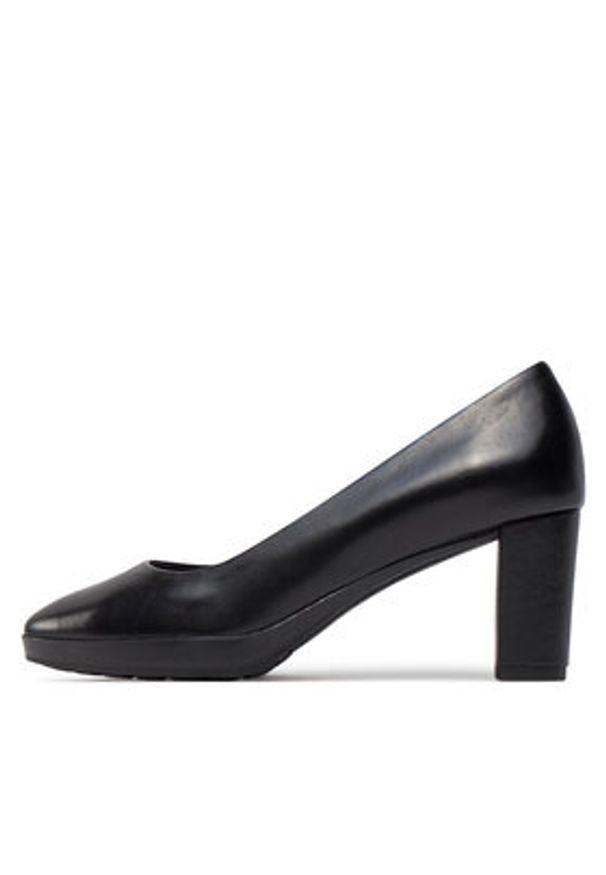 Geox Czółenka D Walk Pleasure 60 D35TED 000Y3 C9999 Czarny. Kolor: czarny. Materiał: skóra