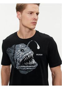 Hugo T-Shirt Dibeach 50513812 Czarny Regular Fit. Kolor: czarny. Materiał: bawełna #2