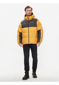 columbia - Columbia Kurtka puchowa Pike Lake™ II Hooded Jacket Żółty Regular Fit. Kolor: żółty. Materiał: syntetyk #4