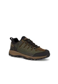 Buty trekkingowe męskie TREZETA Thunder Leather z membraną WP. Kolor: zielony. Sport: turystyka piesza #1