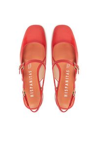 Hispanitas Czółenka Oporto HV253818 Czerwony. Kolor: czerwony. Materiał: skóra #7