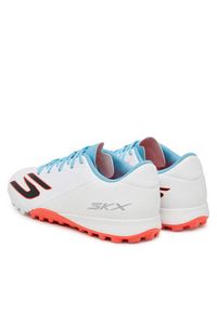 skechers - Skechers Buty do piłki nożnej Gold Tf 252124 WTQP Biały. Kolor: biały. Materiał: skóra