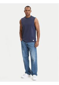 Calvin Klein Jeans Tank top LV04RF273G Granatowy Slim Fit. Kolor: niebieski. Materiał: bawełna #2