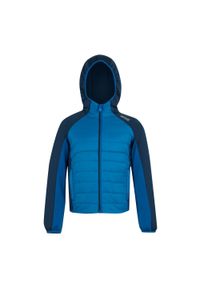 Regatta - Kurtka Dziecięca Kielder IX Hybrid Jacket. Kolor: niebieski, wielokolorowy, zielony #1