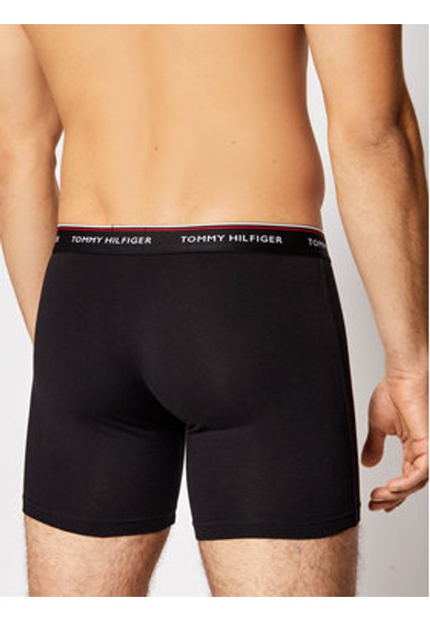 TOMMY HILFIGER - Tommy Hilfiger Komplet 3 par bokserek 3P Boxer Brief UM0UM00010 Czarny. Kolor: czarny. Materiał: bawełna