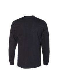 GILDAN - Koszulka Z Długim Rękawem Dla Dorosłych Unisex Hammer. Kolor: czarny. Długość rękawa: długi rękaw. Długość: długie. Sport: turystyka piesza #2