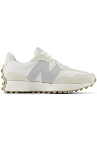 Buty damskie New Balance WS327KE – beżowe. Okazja: na co dzień. Kolor: beżowy. Materiał: syntetyk, zamsz, materiał, dresówka, guma, skóra. Szerokość cholewki: normalna. Sezon: wiosna #1