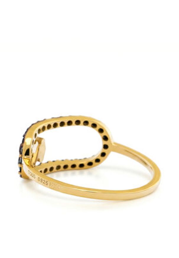 Tous - TOUS Pierścionek Camille 1004567414 Złoty. Materiał: metalowe. Kolor: złoty