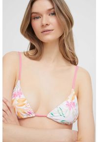 Rip Curl strój kąpielowy kolor biały lekko usztywniona miseczka. Kolor: biały. Materiał: materiał #3