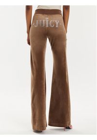 Juicy Couture Spodnie dresowe Rodeo Layla JCBBJ223823 Brązowy Regular Fit. Kolor: brązowy. Materiał: syntetyk #2