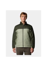 columbia - Pikowana kurtka przejściowa męska Columbia Silver Falls II. Kolor: zielony. Materiał: puch #1